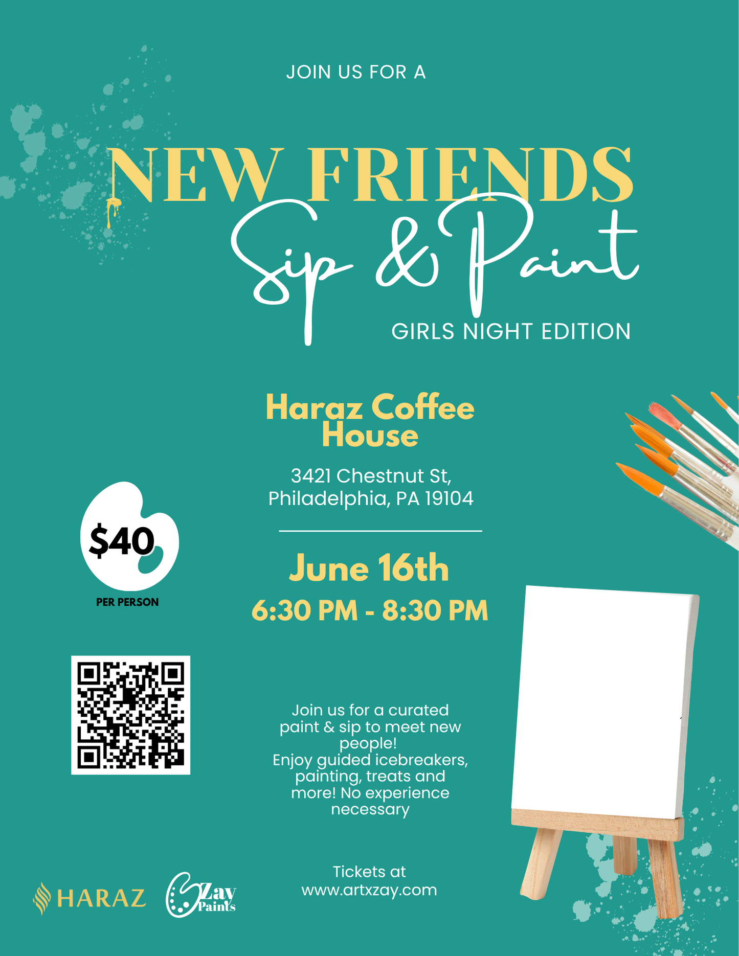 New Friends Paint & Sip