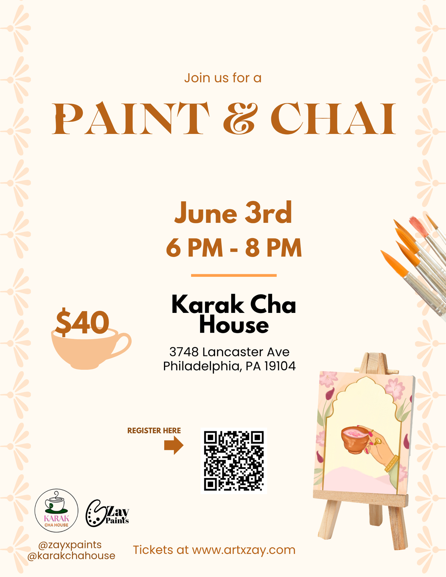 Paint & Chai - June 3