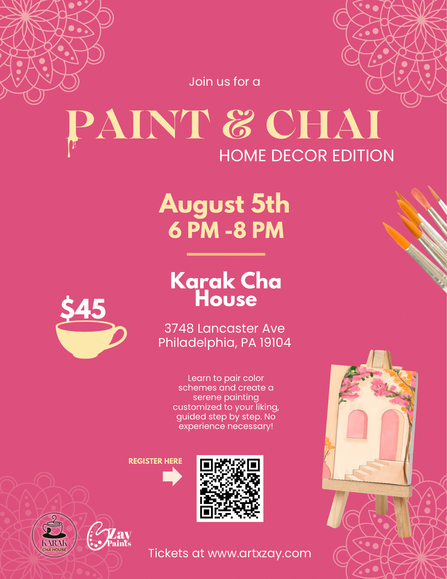 Paint & Chai - 8/5