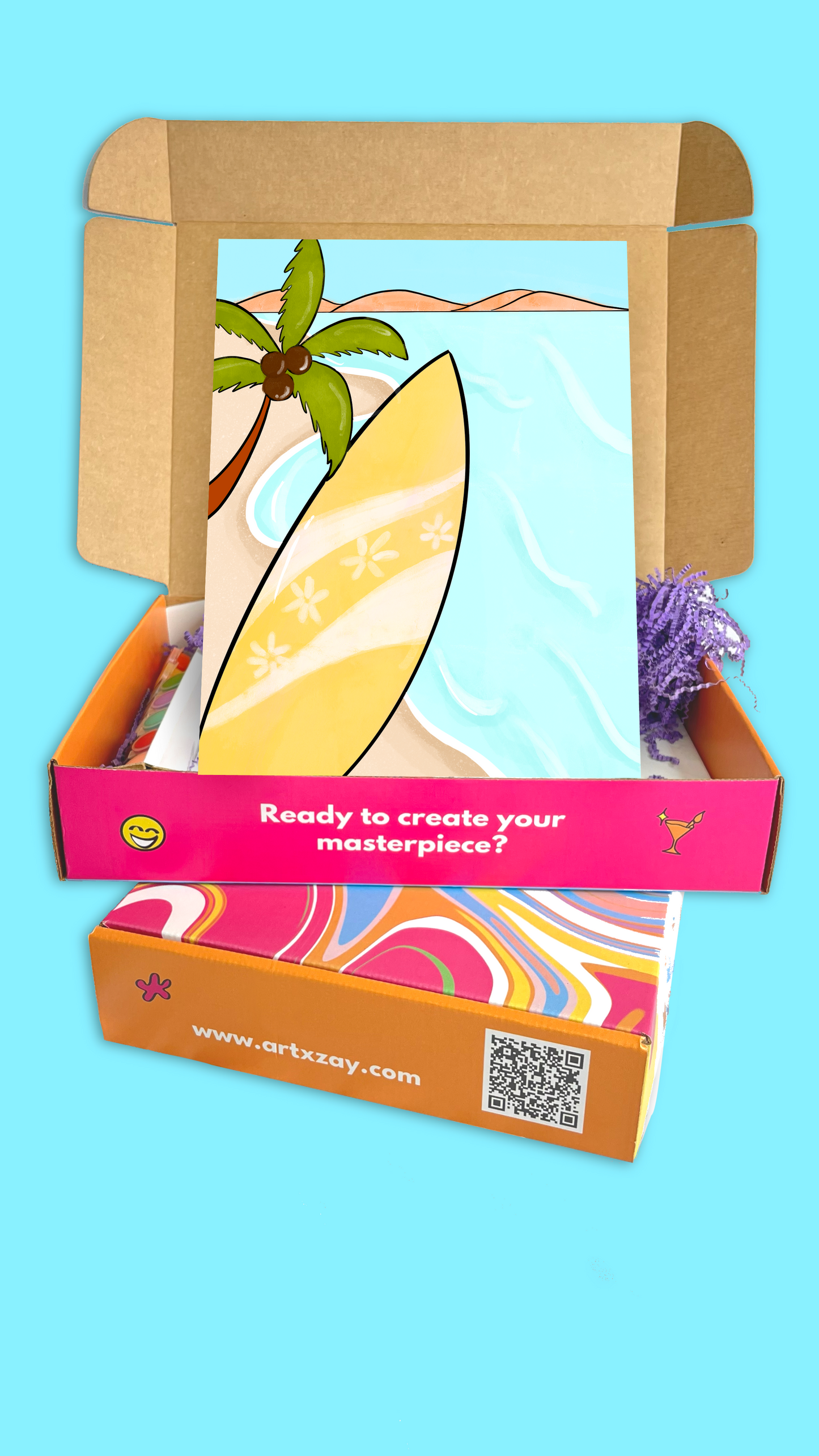 Let's Surf Paint Party Kit