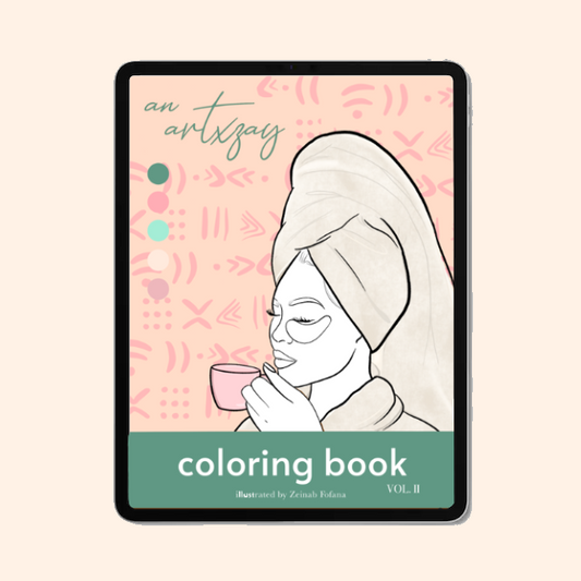 An Artxzay Digital Coloring Book- Volume 2