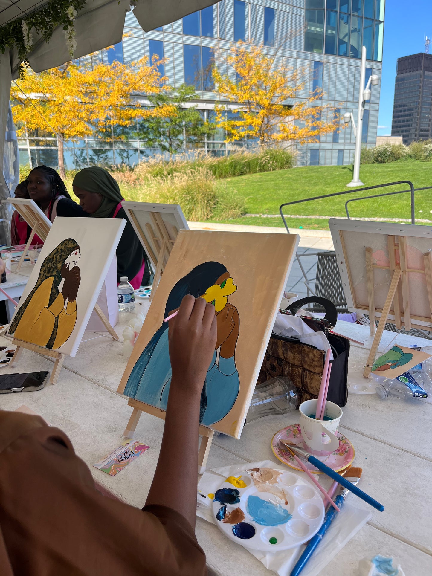 ZayxPaints Luxe Picnic Paint Experience