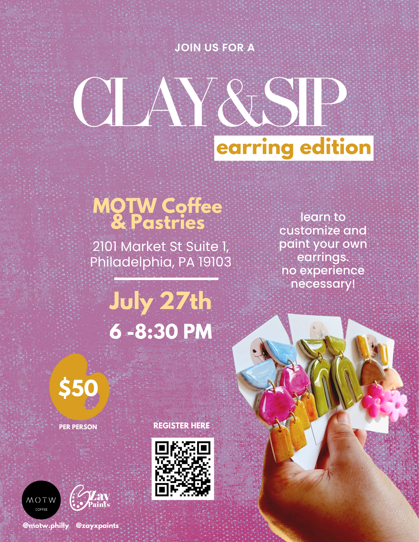 Clay & Sip 7/27