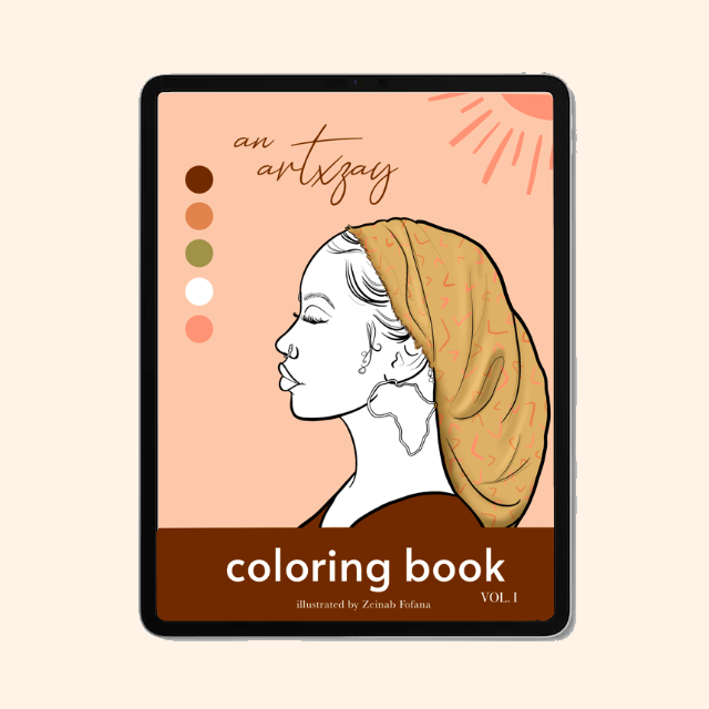 An Artxzay Digital Coloring Book