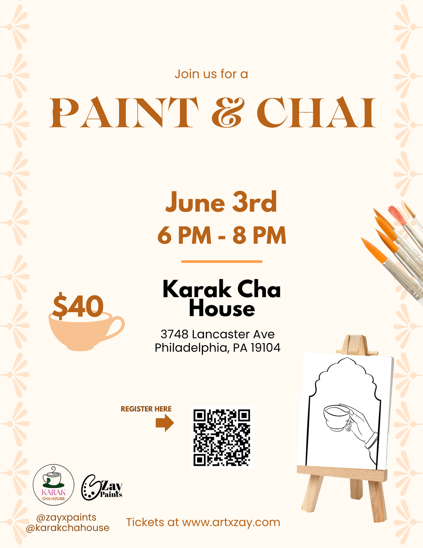 Paint & Chai - June 3