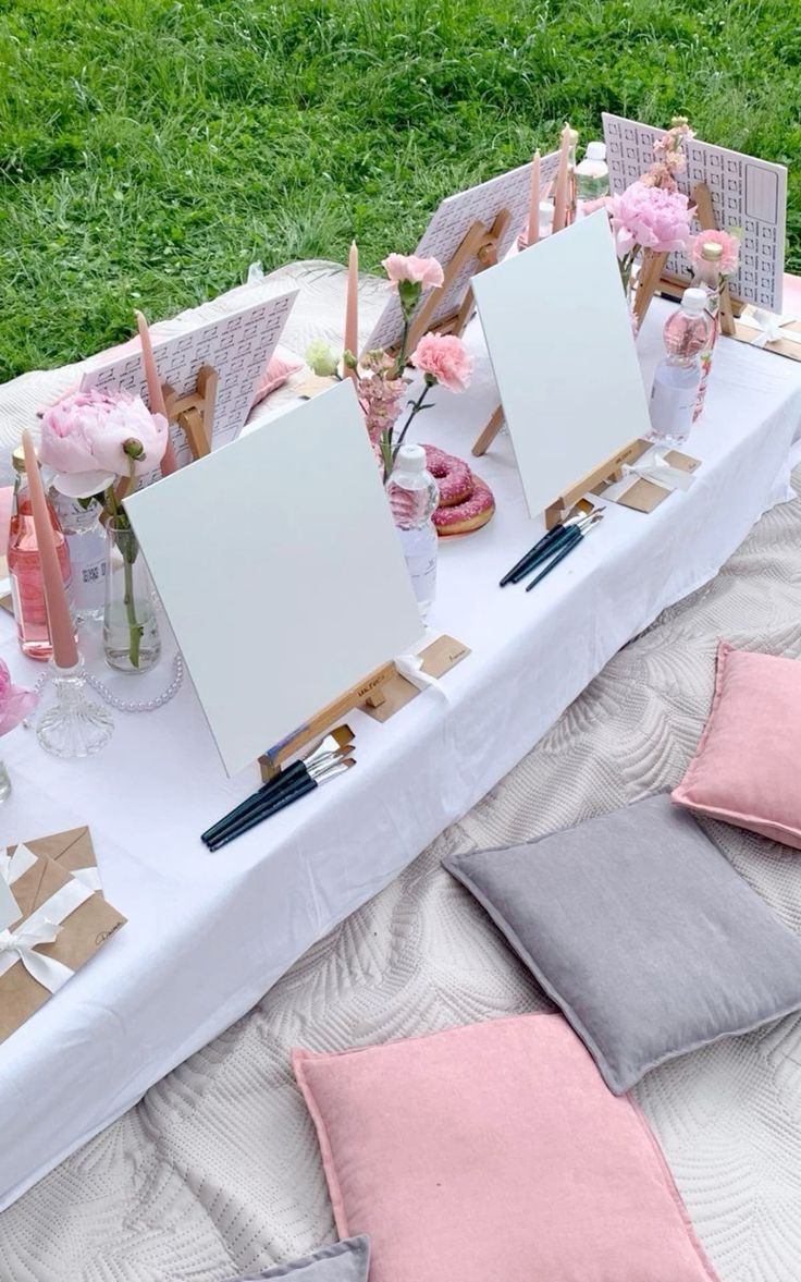 ZayxPaints Luxe Picnic Paint Experience