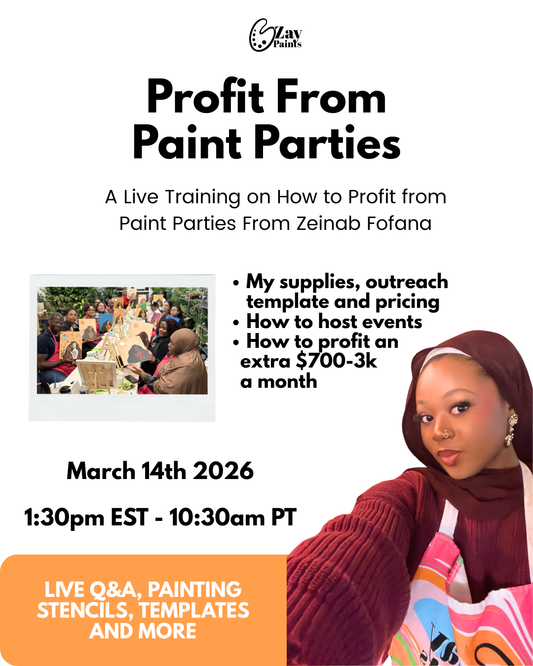 Profit From Paint Parties - Live Webinar
