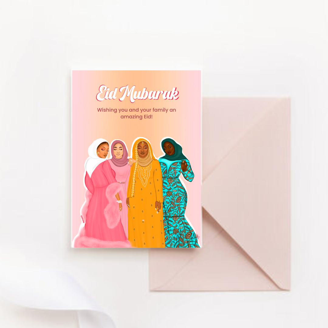 Eid Mubarak Greeting Cards